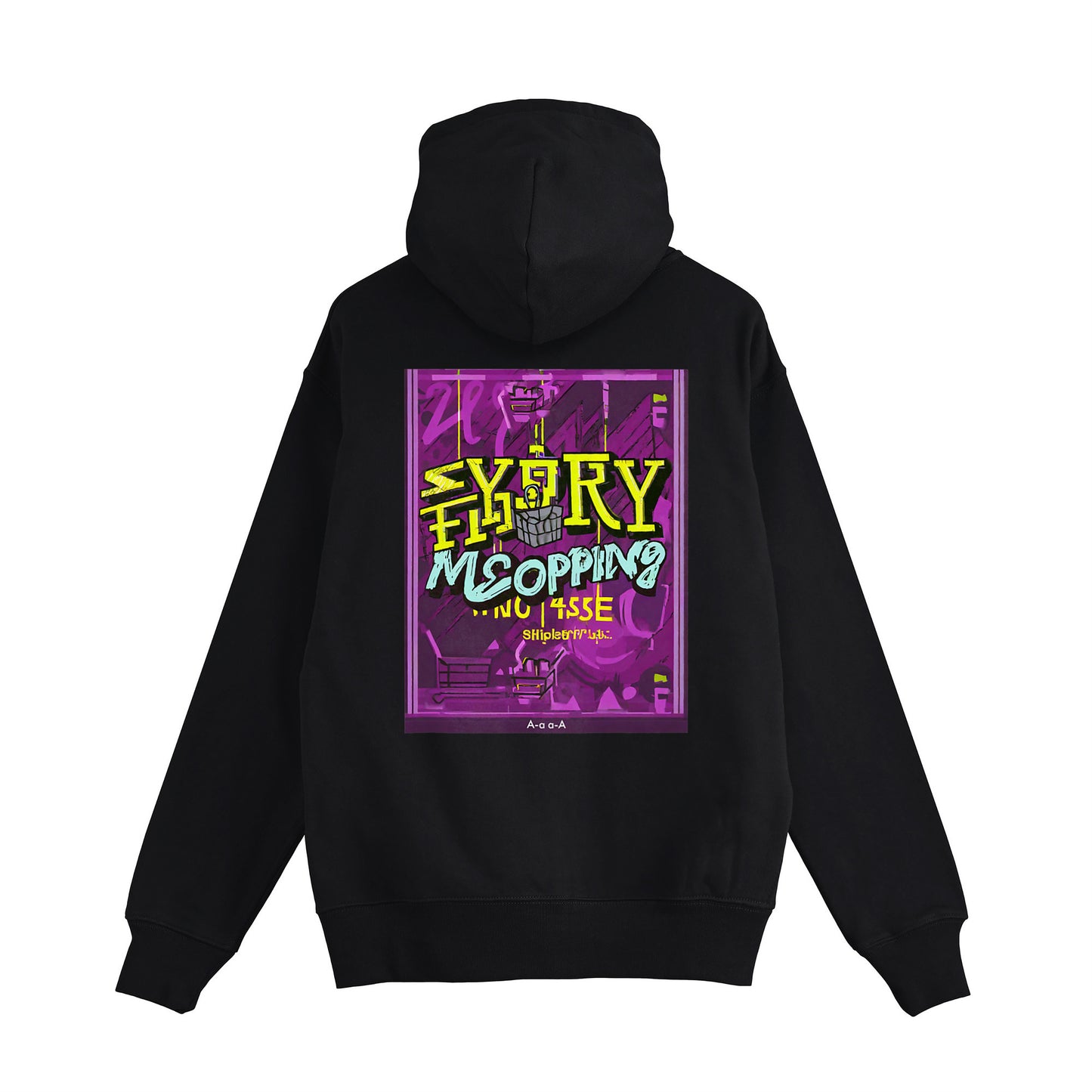 GRAFFITI ZIP HOODIE 001