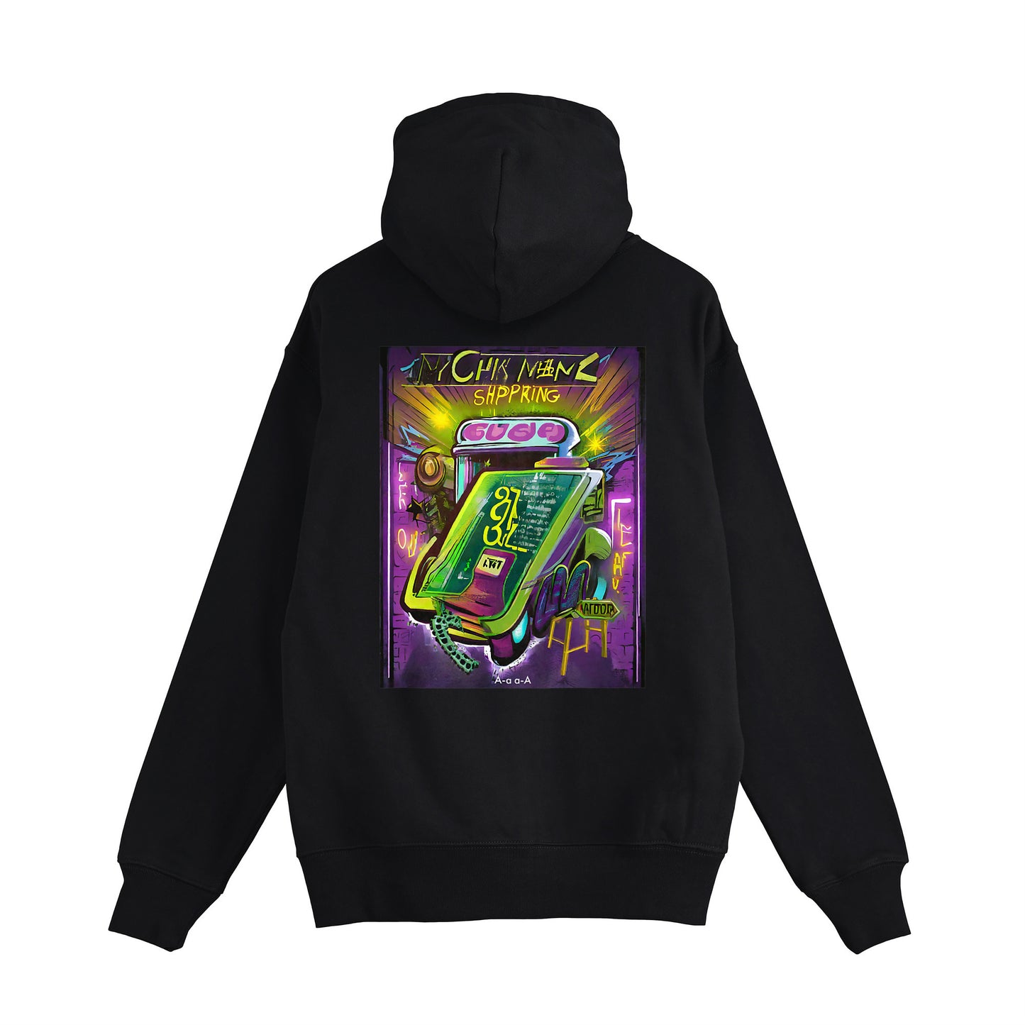 GRAFFITI ZIP HOODIE 004