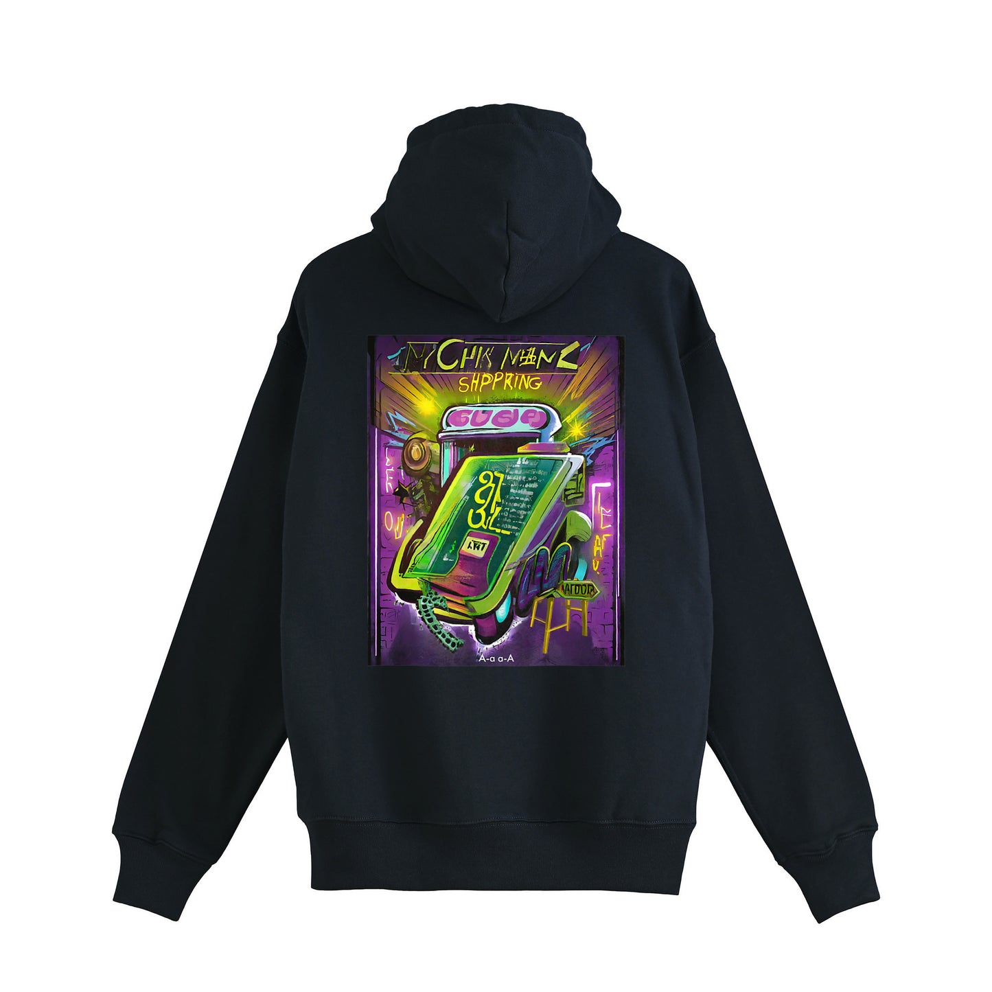 GRAFFITI ZIP HOODIE 004